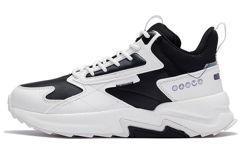 361° Slip Resistant, Abrasion Resistant, Breathable Mid Top Sports Casual Shoes Women's Black White