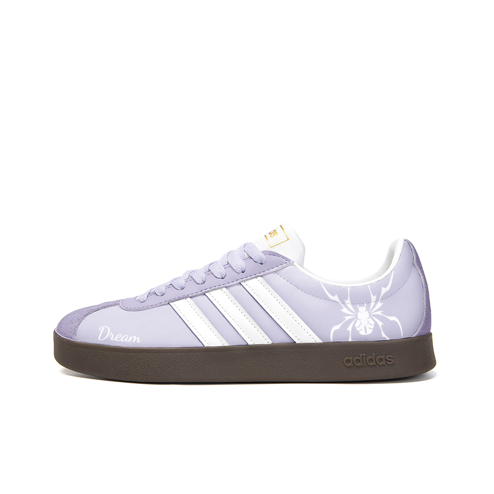 Adidas Neo VL Court 2.0 Anti-Slip Wear-Resistant Low-Top Skateboard Shoes Unisex Light Purple купить в интернет-магазине Yoocart с быстрой доставкой по России.