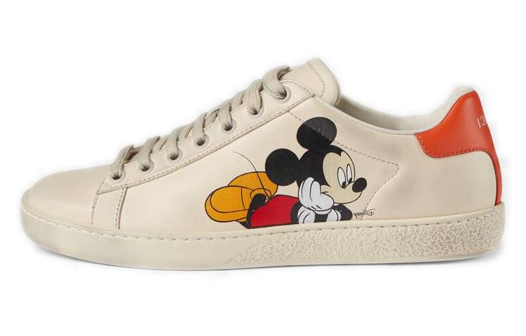 GUCCI Disney X GUCCI Women's Ace Low 'Mickey Mouse Ivory' Women's