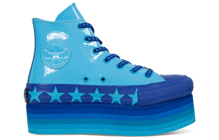 Converse Chuck Taylor All Star Lift Hi Miley Cyrus Blue Women's