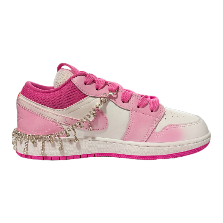 Jordan Air Jordan 1 Low 'Pinksicle' Candy House Low Top Vintage Basketball Shoes Women's Pink White купить в интернет-магазине Yoocart с быстрой доставкой по России.