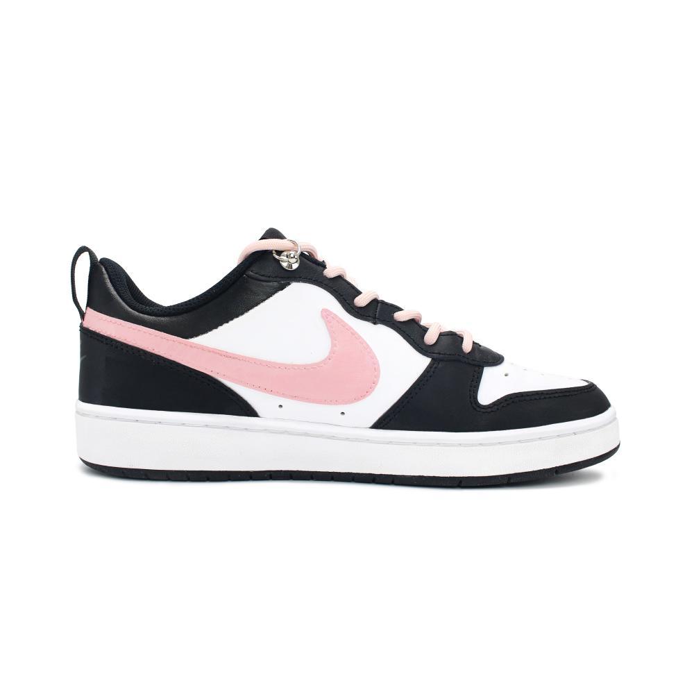 Nike Court Borough 2 Wear resistant And Lightweight Low Top Skateboard Shoes GS Black Pink купить в интернет-магазине Yoocart с быстрой доставкой по России.