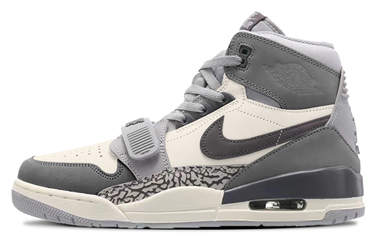Jordan Legacy 312 High-Top Vintage Basketball Shoes Men's Dark Gray Cement