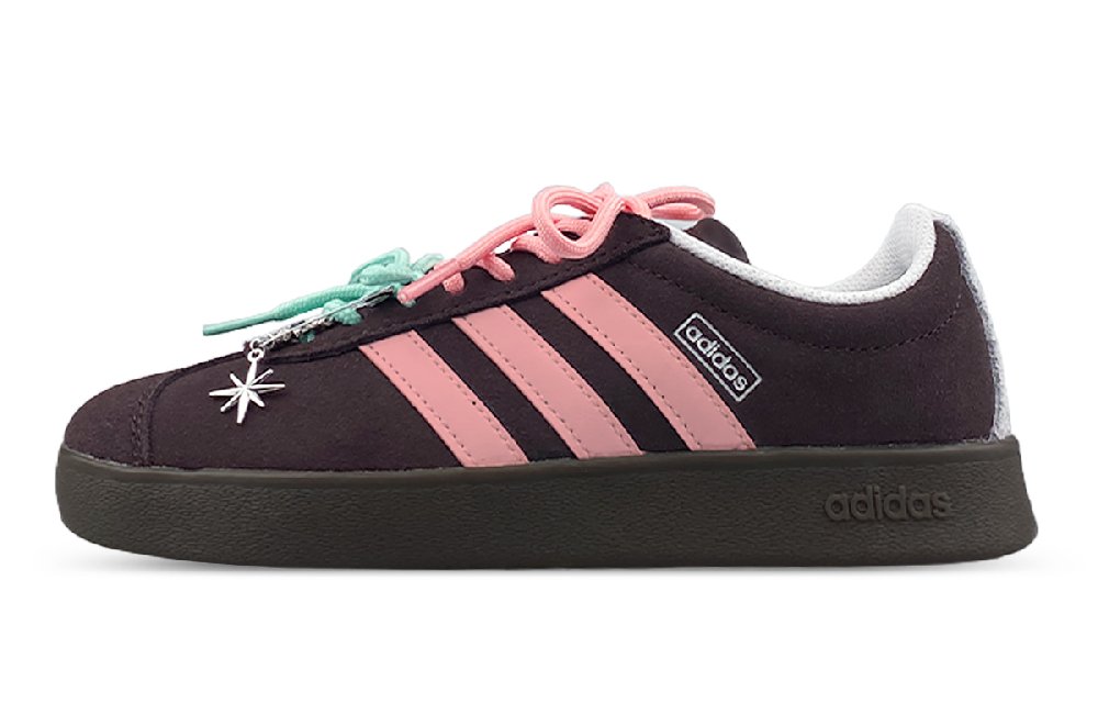 Adidas VL COURT 2.0 Low Top Skateboard Shoes Unisex Dark Brown