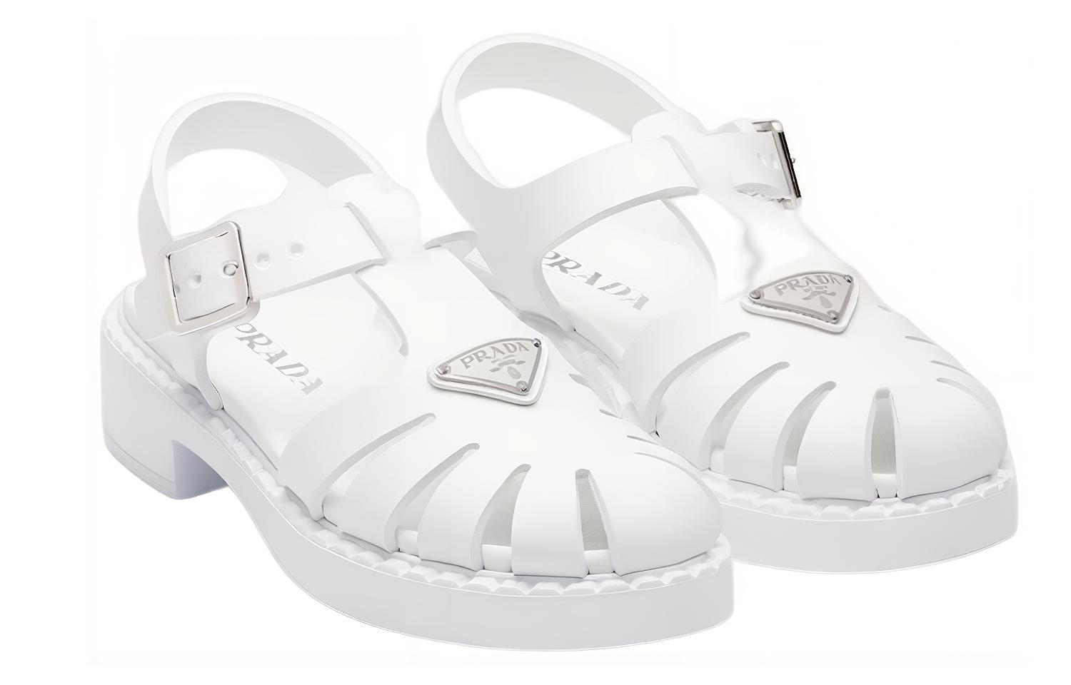 PRADA Roman Sandals Women's White купить в интернет-магазине Yoocart с быстрой доставкой по России.