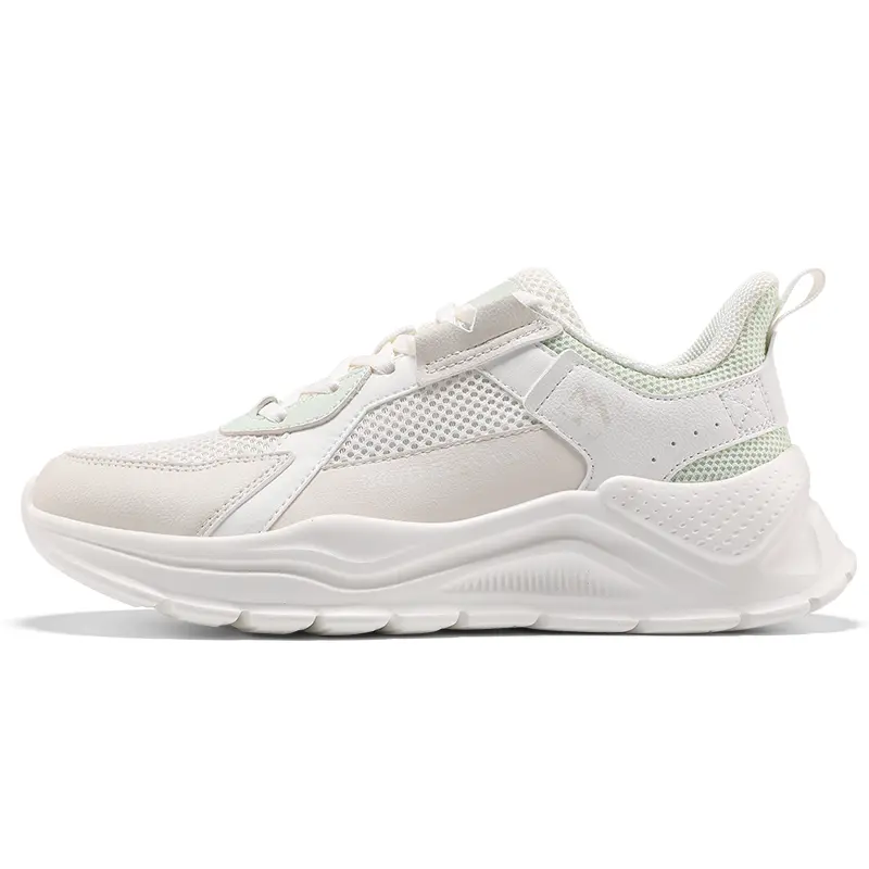 361° Cushioning Breathable Wear Resistant Low Top Casual Shoes Women's White Green