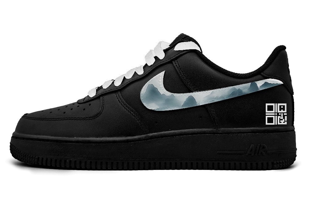 Nike Air Force 1 Low-Top Skateboard Shoes Unisex Blue White