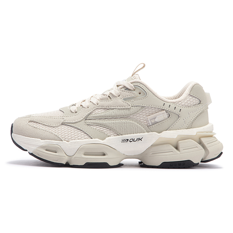 361° Spiritual Gaze PRO Anti-Slip Wear-Resistant Low-Top Casual Shoes Women's Oat Milk