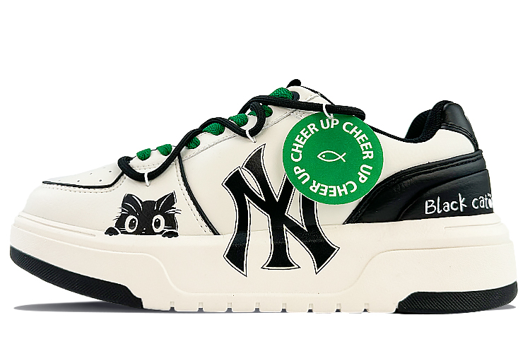 MLB Chunky Liner Skateboard Shoes Unisex Low Top White