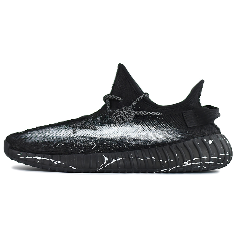 Adidas Originals Yeezy Boost 350 V2 Low Top Casual Shoes Unisex Black White