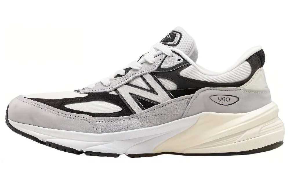 New Balance NB 990 V6 Беговые кроссовки Низкие Черный/Белый Унисекс