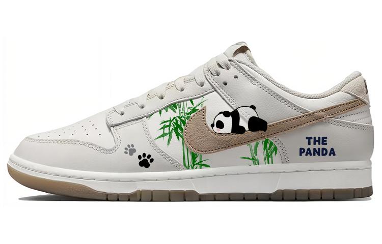 Nike Dunk Panda Paw Tarepanda Cat Slip-Resistant Cushioning Wear-Resistant Low-Top Skateboard Shoes Men's Gray Brown