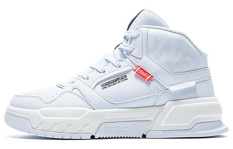 361° QU!KFOAM Mid Top Skateboard Shoes Women's White