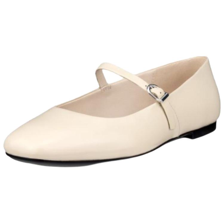 Ecco Margot Flat Mary Jane Shoes Women's Beige купить в интернет-магазине Yoocart с быстрой доставкой по России.