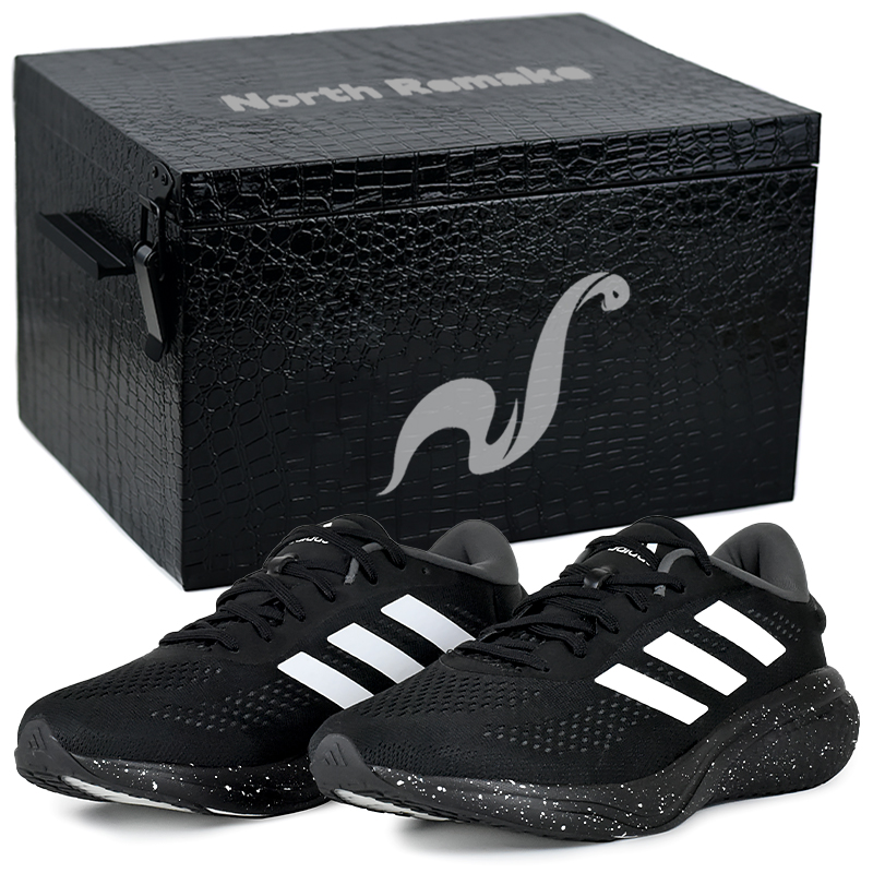 Adidas Supernova 2 Cushioning Lightweight Low Top Running Shoes Men's Black White