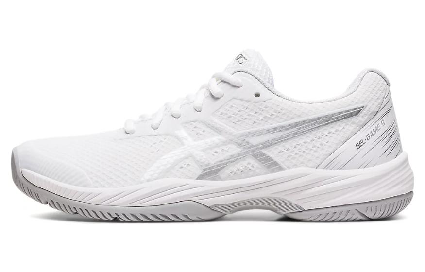 Asics Gel Game 9 White Pure Silver Women's