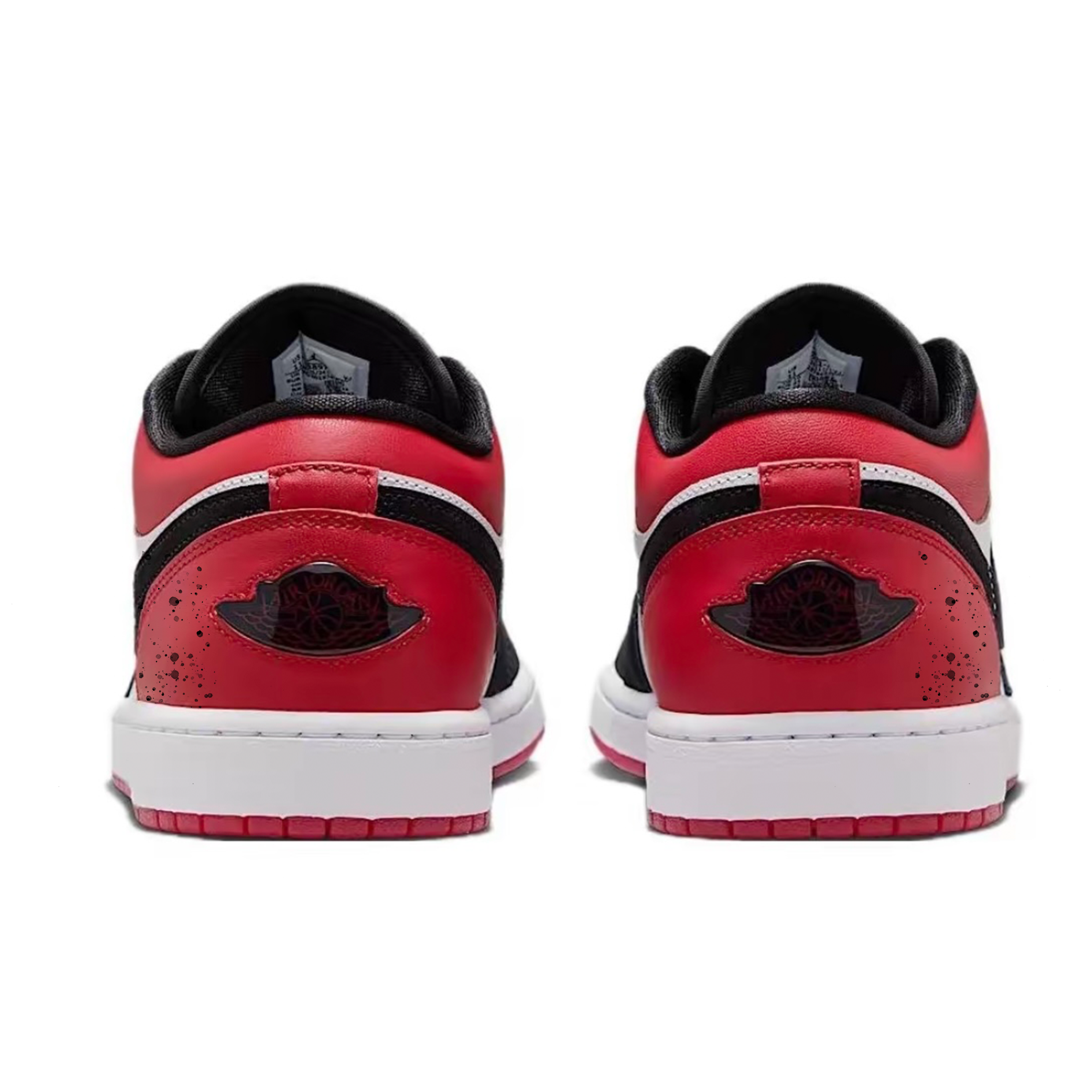 Jordan Air Jordan 1 Low Cushioning, Wear Resistant Low Top Vintage Basketball Shoes Unisex Black Red купить в интернет-магазине Yoocart с быстрой доставкой по России.