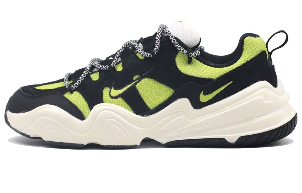 Nike Tech Hera Abrasion Resistant Low Top Casual Shoes Unisex Cream Green