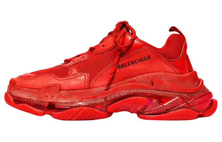 Balenciaga Triple S Clear Sole Sneaker 'Red'