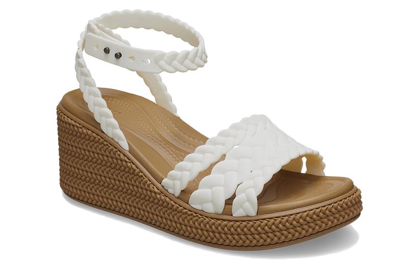 Crocs Strap Sandals 7.5cm Women's White