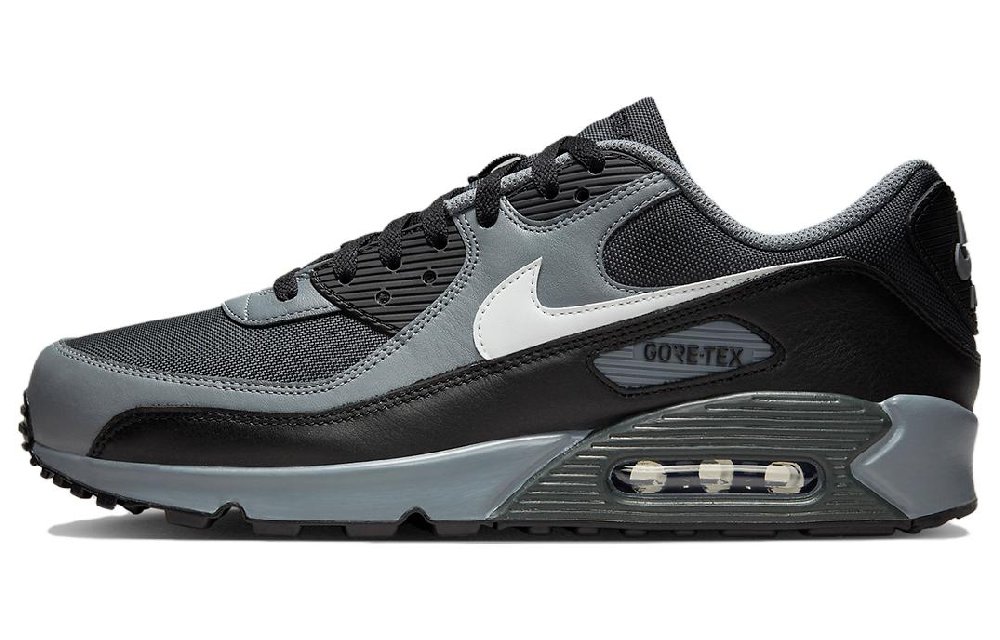 Nike Air Max 90 Повседневная обувь Низкие кеды Серебристо-серый Мужская