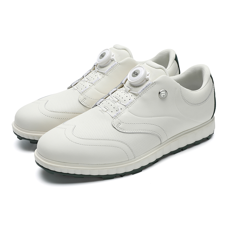 FILA NOBLE Cushioning Abrasion Resistant Lightweight Golf Shoes Men's Snow купить в интернет-магазине Yoocart с быстрой доставкой по России.