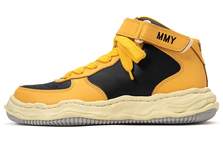 MIHARA YASUHIRO 'WAYNE' VL OG Sole Athletic Shoes Unisex Black Yellow