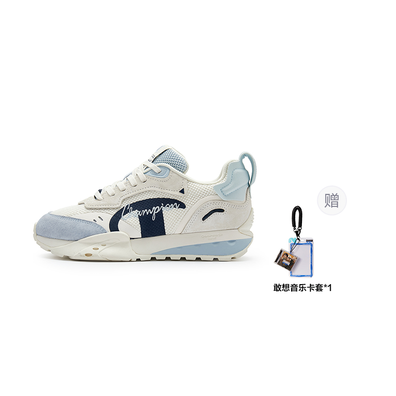Champion Height Increasing Abrasion Resistant Low Top Running Shoes Women's Light Blue