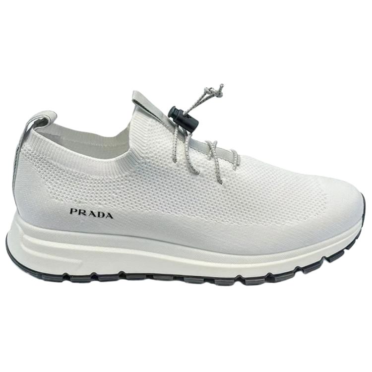 PRADA Low top Casual Shoes Men's White