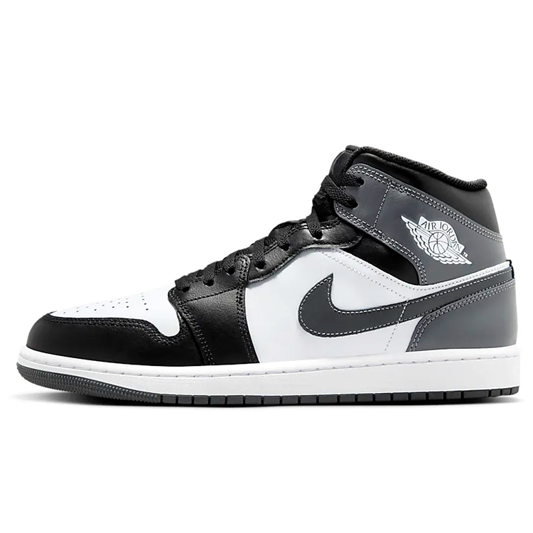 Jordan Air Jordan 1 Cushioning Anti-Slip And Wear-Resistant Mid-Top Vintage Basketball Shoes Unisex Black White купить в интернет-магазине Yoocart с быстрой доставкой по России.