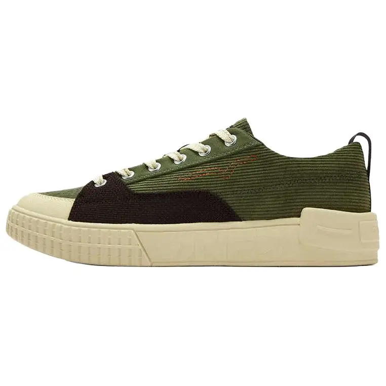 361° Lightweight And Breathable Low top Skateboard Shoes Men's Army Green Java