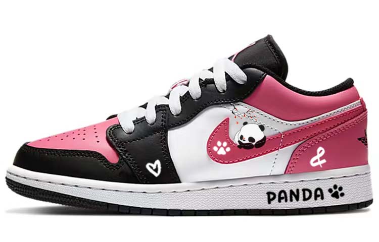 Jordan Air Jordan 1 Vintage Basketball Shoes Women's Low Top Pink/White