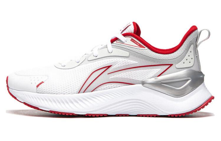 LiNing YueYing 3.0 Shock Absorbers With Slip Resistant Features Low Top Running Shoes Women's White Red