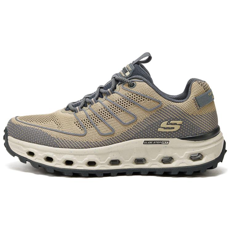 Skechers OUTDOOR Slip-Resistant Low-Top Hiking Shoes Men's Umber