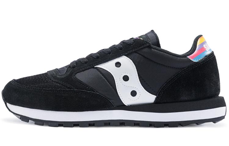 Saucony Jazz Original Vintage Running Shoes Men Low-Top Black Green