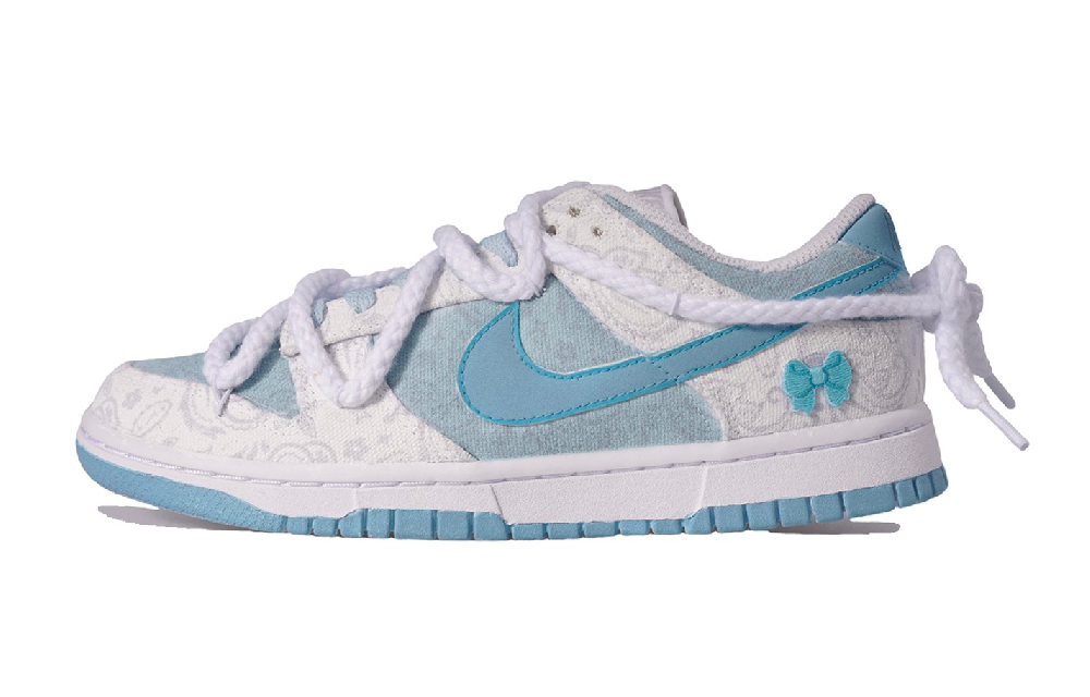 Nike Dunk Skateboard Shoes Women's Low-Top Blue