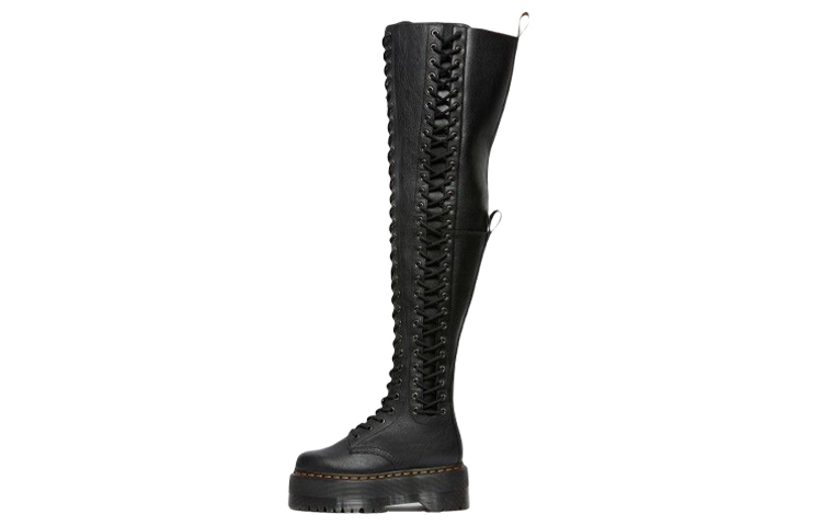 Dr.Martens Azreya Max Leather 26 Eye Platform Boots 'Black' Women's