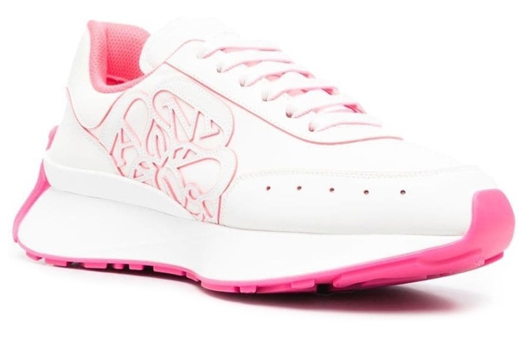 Alexander McQueen Sprint Runner White Fuchsia Pink Women's