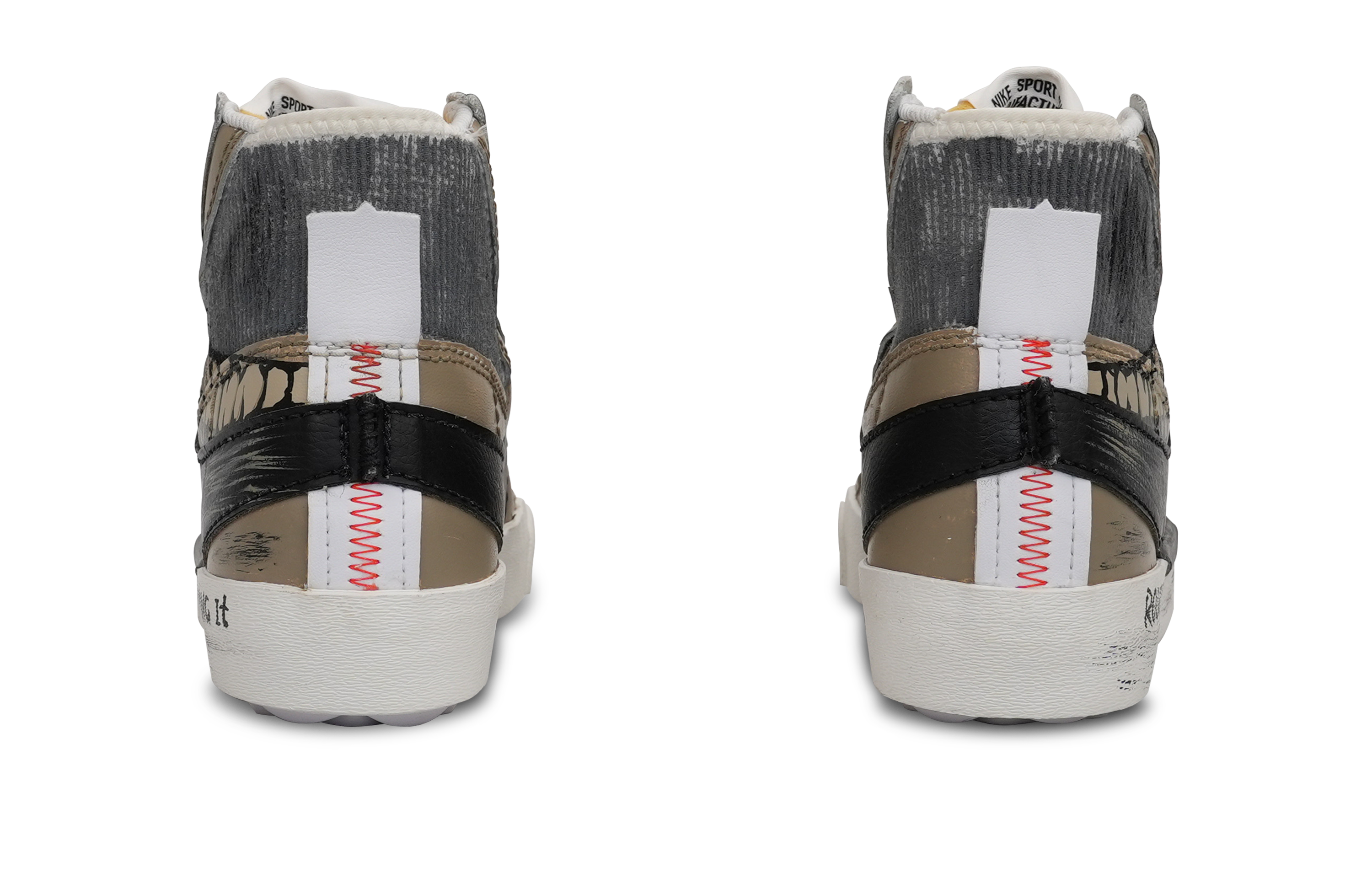 Nike Blazer Mid Top Skateboard Shoes Unisex Gray Brown купить в интернет-магазине Yoocart с быстрой доставкой по России.