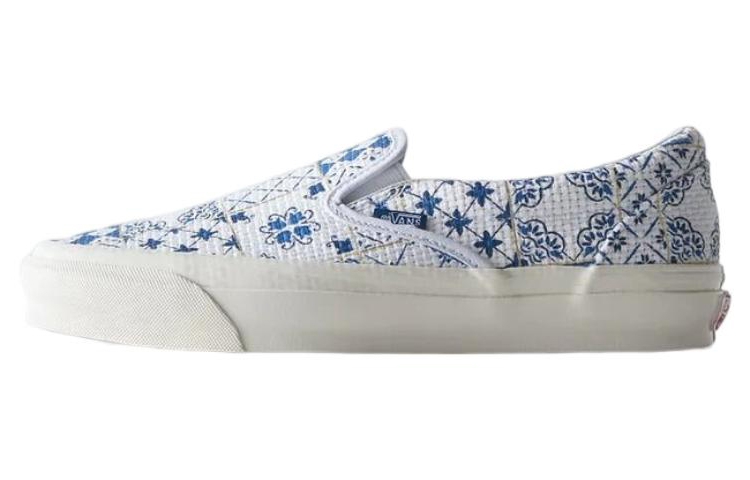 Vans Og Classic Slip On Lx Kith For Vault Azulejo Tile