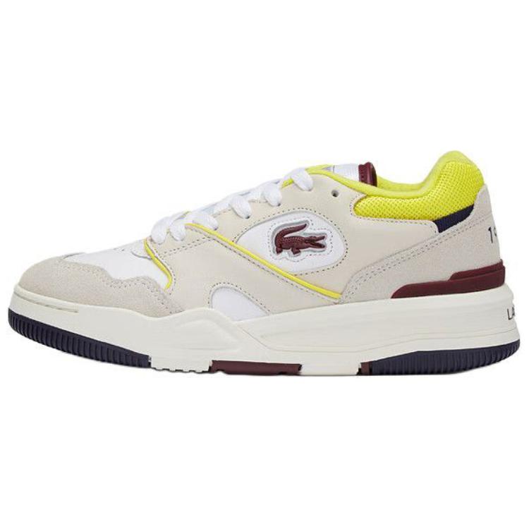 LACOSTE Low-Top Skateboard Shoes Women's Yellow