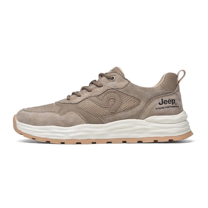 Jeep Anti-Slip Wear-Resistant Low-Top Hiking Casual Shoes Men