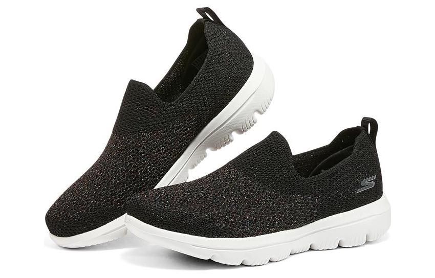 Skechers Go Walk Evolution Ultra Low Top Casual Shoes Women's Black