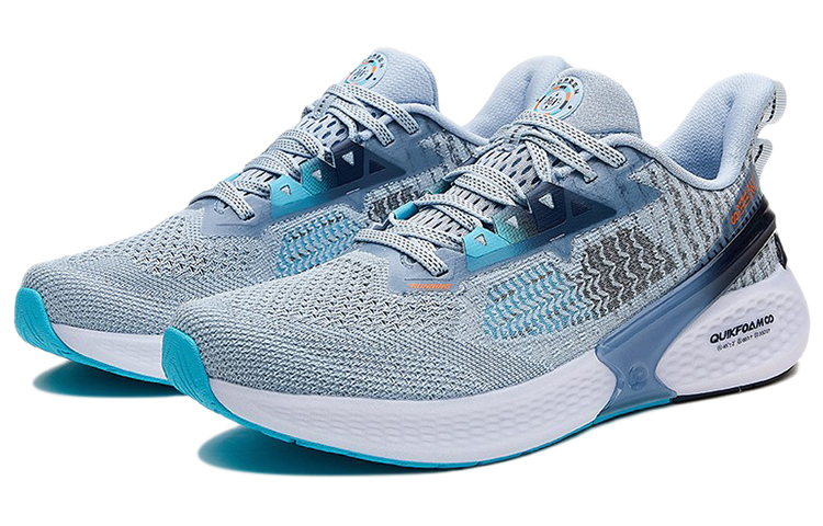 361° Flying Wing Q-Bounce Ultra Technology Cushioning Anti-Slip And Wear-Resistant Low-Top Running Shoes Blue