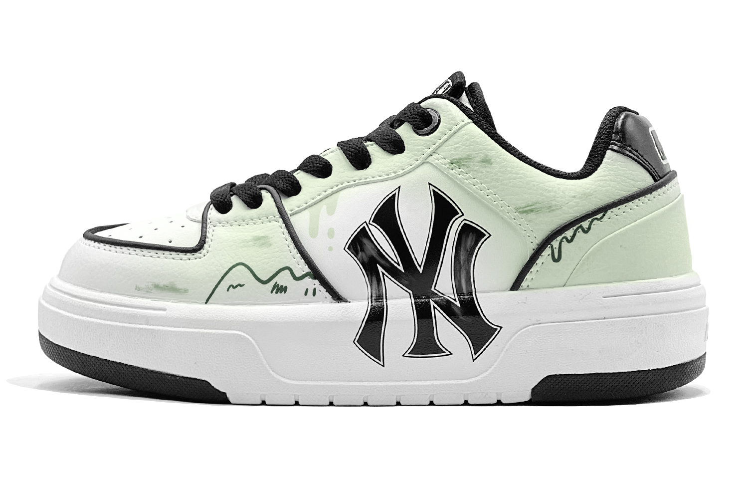 MLB Chunky Liner Spring Revival, Green Mountain Stream, Refreshing Low Top Skateboard Shoes Unisex Light Green купить в интернет-магазине Yoocart с быстрой доставкой по России.