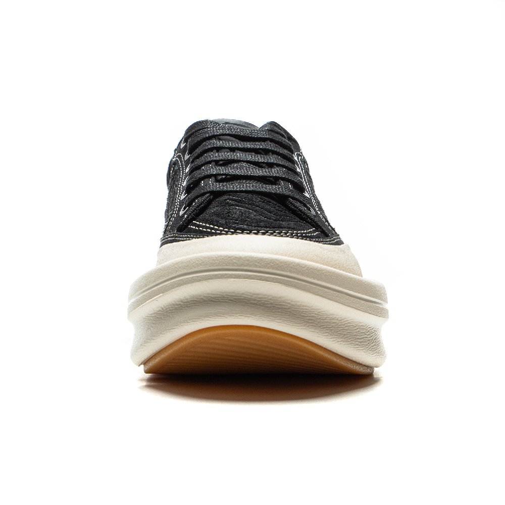 LiNing Anti-Slip Wear-Resistant Mid-Top Casual Shoes Unisex Black