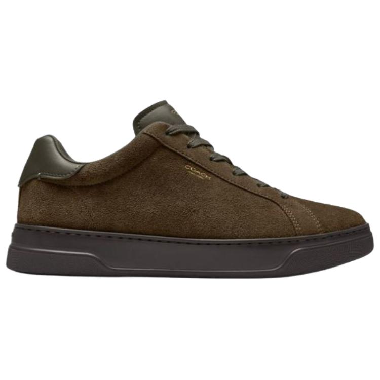 COACH Highline Low top Skateboard Shoes Men's Olive Green
