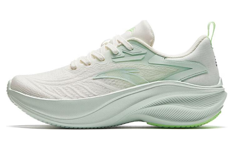 Anta Anti-Slip Wear-Resistant Low-Top Casual Running Shoes Women's White Green