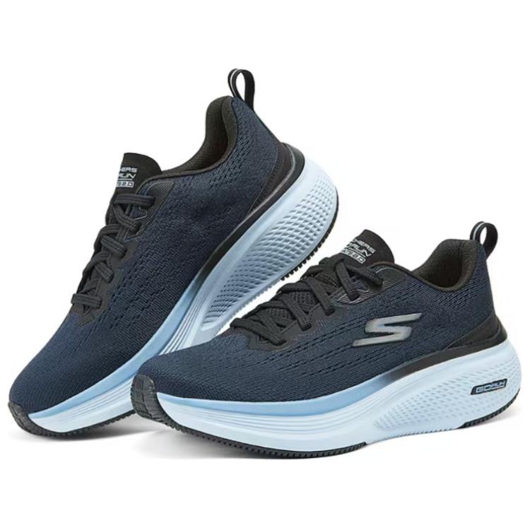 Skechers Women's GO Series Low Top Running Shoes Women's Black Blue купить в интернет-магазине Yoocart с быстрой доставкой по России.
