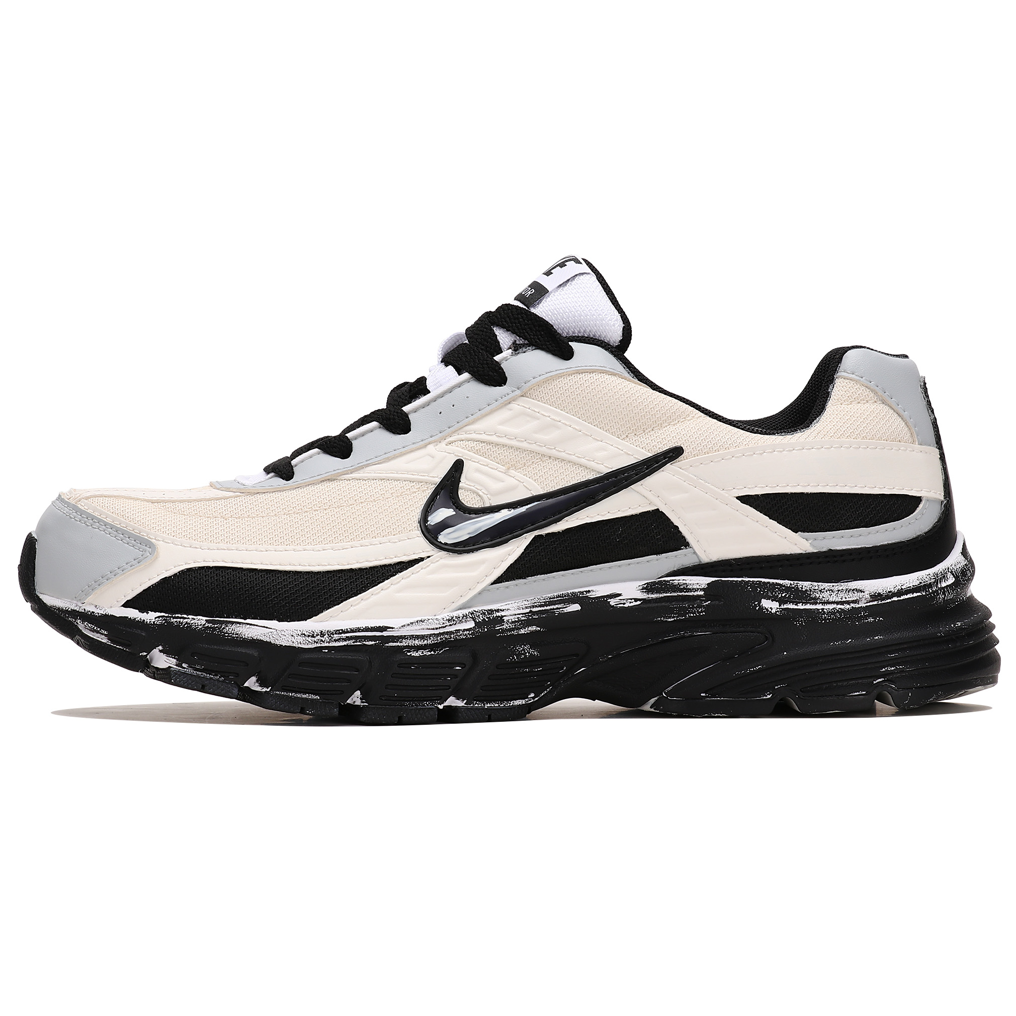 Nike Initiator Cushioning Support Low top Running Shoes Men's Yellow Black